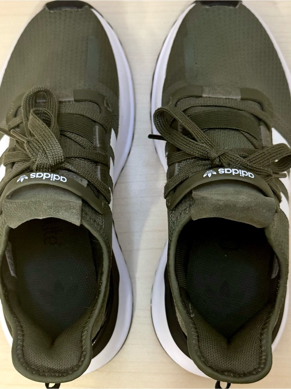 Adidas U_Path Run Sneakers Olive Green Athletic Shoes Youth 4.5 (Women’s 7) - Picture 6 of 7